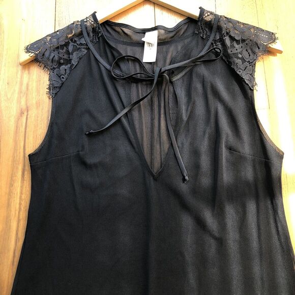 We Are HAH Hot As Hell Geisha Gone Wild Black Maxi Slip Dress Size M - Picture 4 of 13